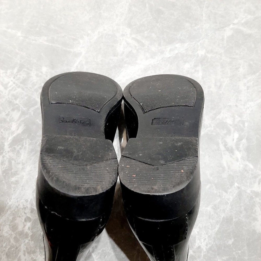 Sam Edelman Glossy Chelsea Rain Boots Protective Blk Rubber Women's SZ 6 - Picture 6 of 6